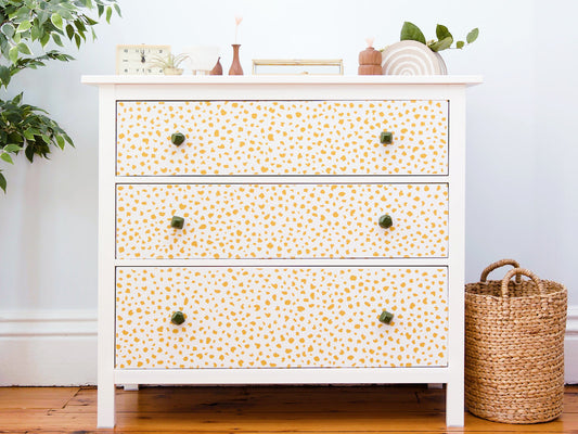 How to spruce up your dresser with wallpaper