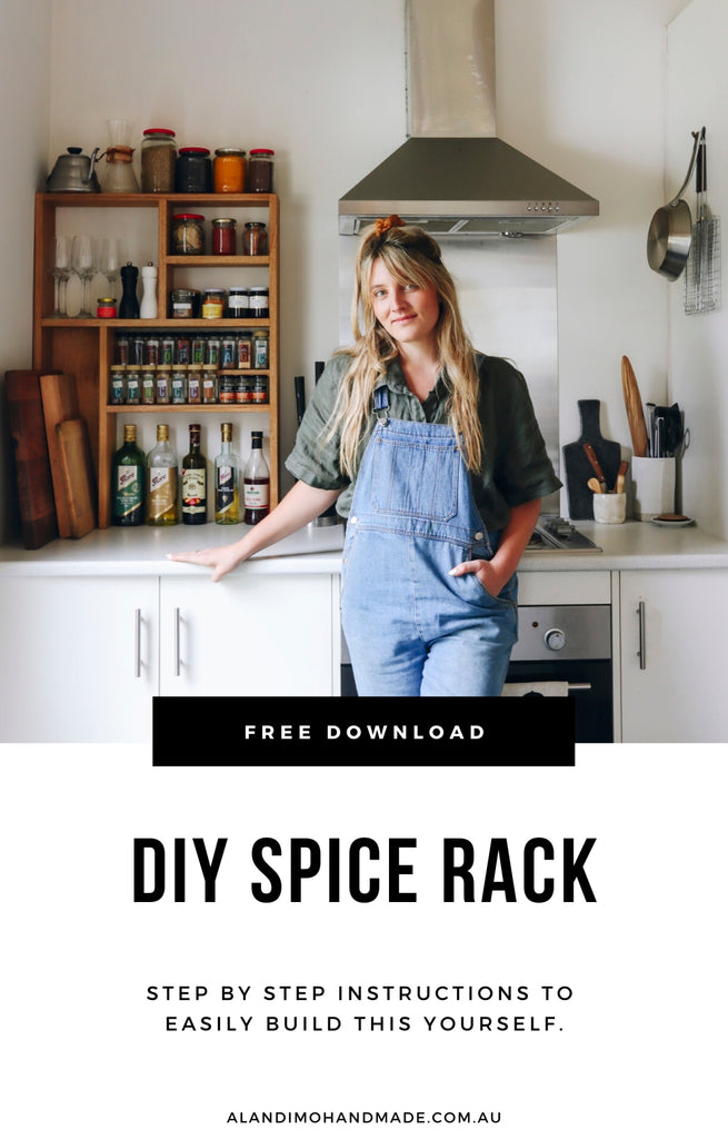 DIY Spice rack - Free downloadable plans