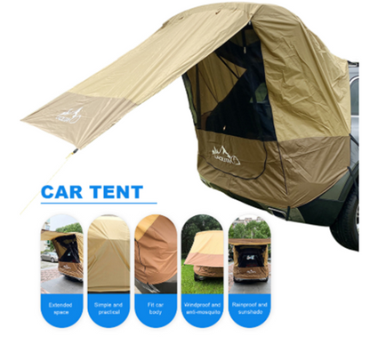 Car Camping Trunk Sunshade Rainproof Tail Extension Tent