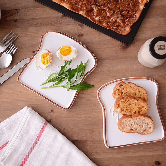 Breakfast Bread Tray Plate